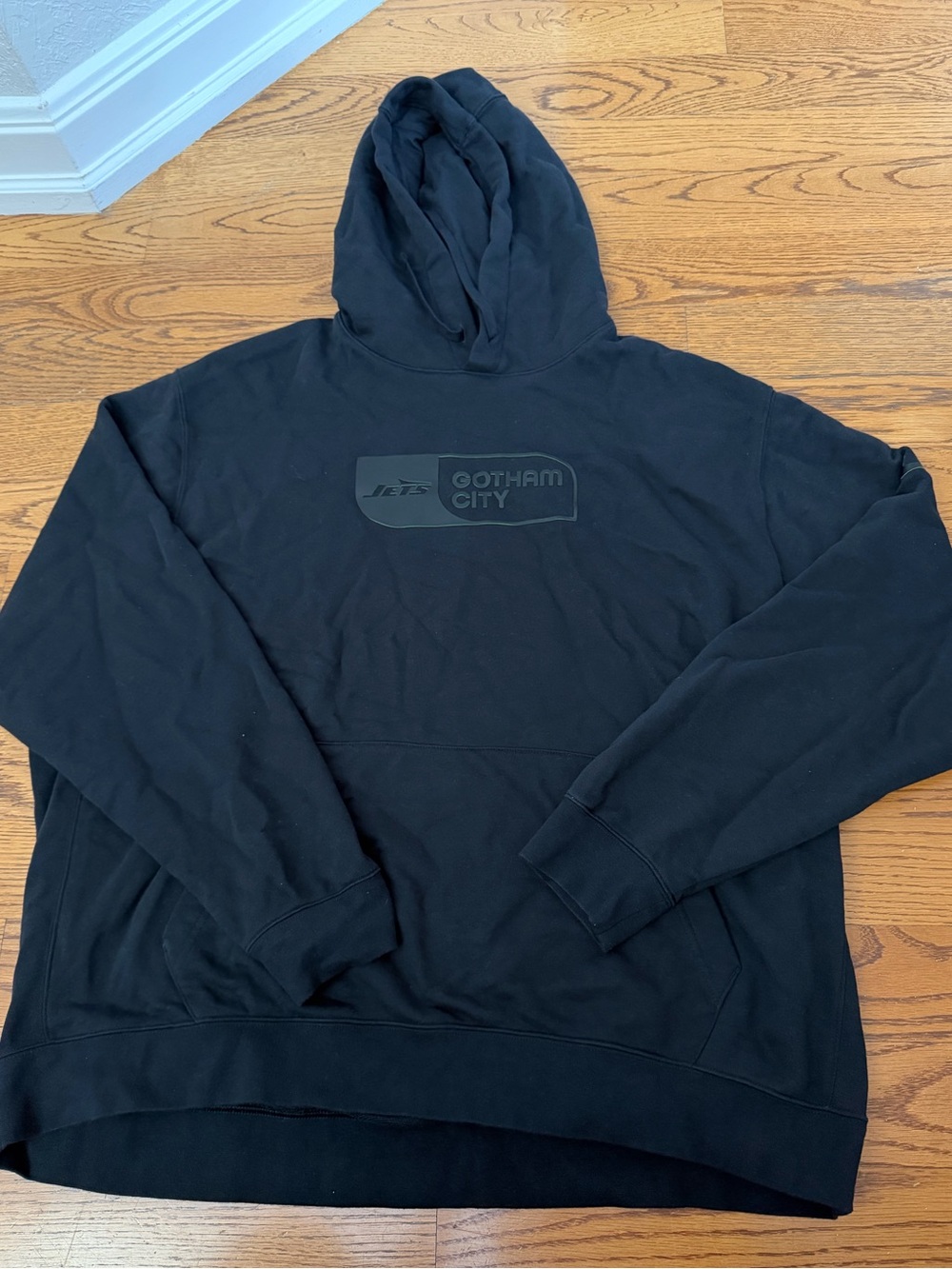 Nike New York Jets NFL Black Gotham City Graphic Pullover Hoodie